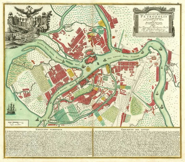 Seutter St Petersburg 1744