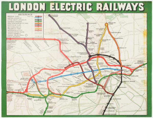 London Underground Electric Railways 1908