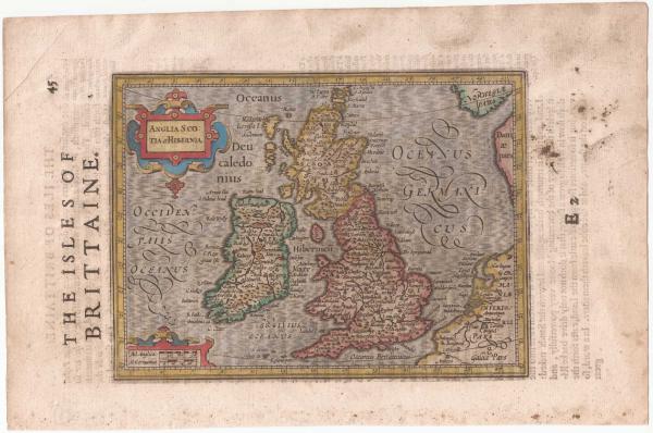 Hondius British Isles English editionminiature