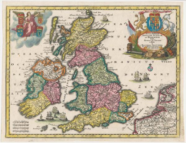 Seutter British Isles miniature
