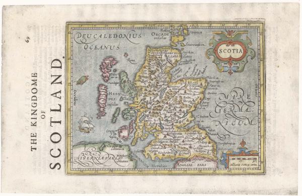 Hondius Scotland South English Miniature