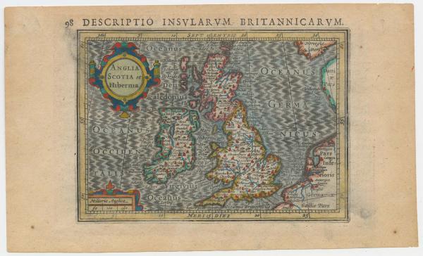 Hondius British Isles 1616