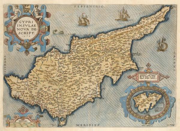 Ortelius Cyprus 1573 State 2