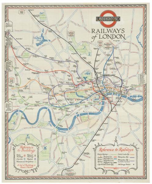 Perman London Underground Railways 1928